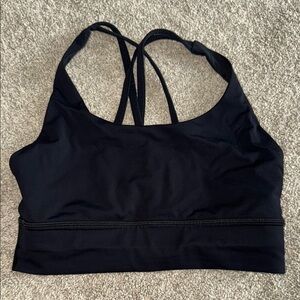 lululemon athletica Midnight Black Sports Bra
